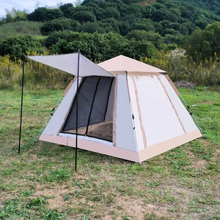 Barraca Camping Acampamento 4/5 Pessoas Grande Varanda 240 * 240 * 154cm em Oferta na Shopee