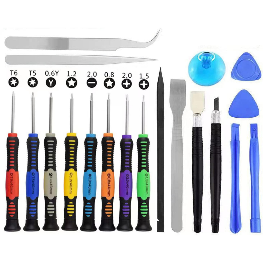 Kit Chaves Ferramenta 16 Peças Abrir Celular iPhone Android