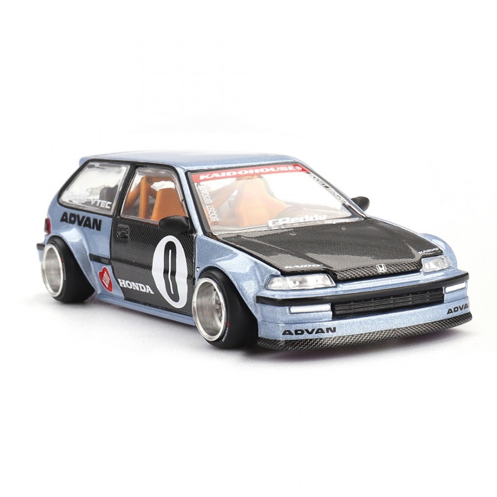 Mini GT x Kaido House KHMG179 1/64 Honda Civic EF Roleta V1 Carro