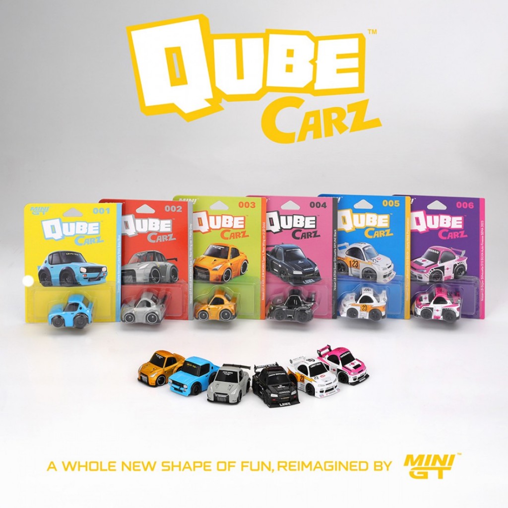 z*n様 MINI GT Qube Carz ミニカーセット 001-006 日 Mini GT QZ00001-CTN Qube Carz Conjunto Nissan Skyline Kenmeri-R