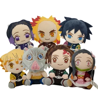 < Tamanho médio > Boneca de pelúcia Tanjirou Nezuko Anime Demon Slayer