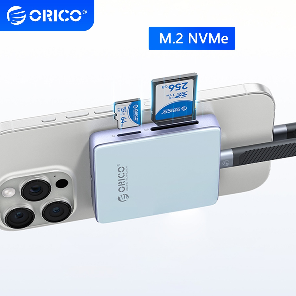 iPhoneアクセサリー torico Gabinete externo ORICO Magnetic 2230 2242 M.2 NVMe SSD, caixa de