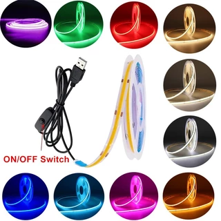 5V cob led strip light Usado Amplamente Em Armário De Cozinha Festa De Natal TV Backlight Sala De Jogos Decoração Do Qua
