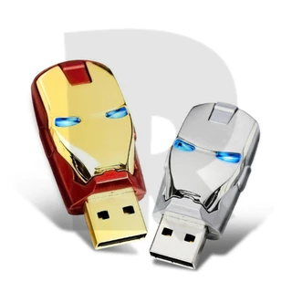 Metal Personalizado Homem De Ferro Forma USB 2.0 1GB 2GB 4GB 8GB 16GB 32GB 64GB 128GB 2TB Universal Memroy Vara