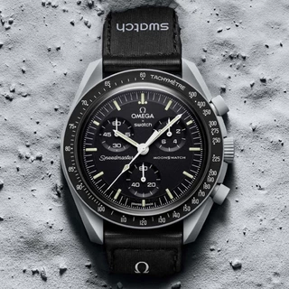 Lua De Esturjão Azul Masculina Moda Esportiva Moonwatch Earthphase-Moonshine Ouro