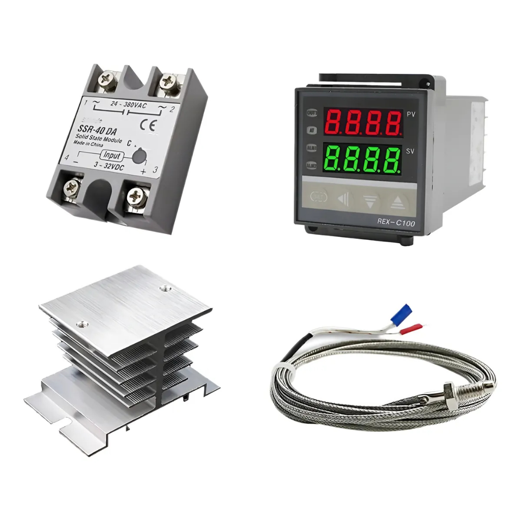 Kit Controlador Pid Rex C100 + Sensor + Ssr40a - 220v | Shopee Brasil