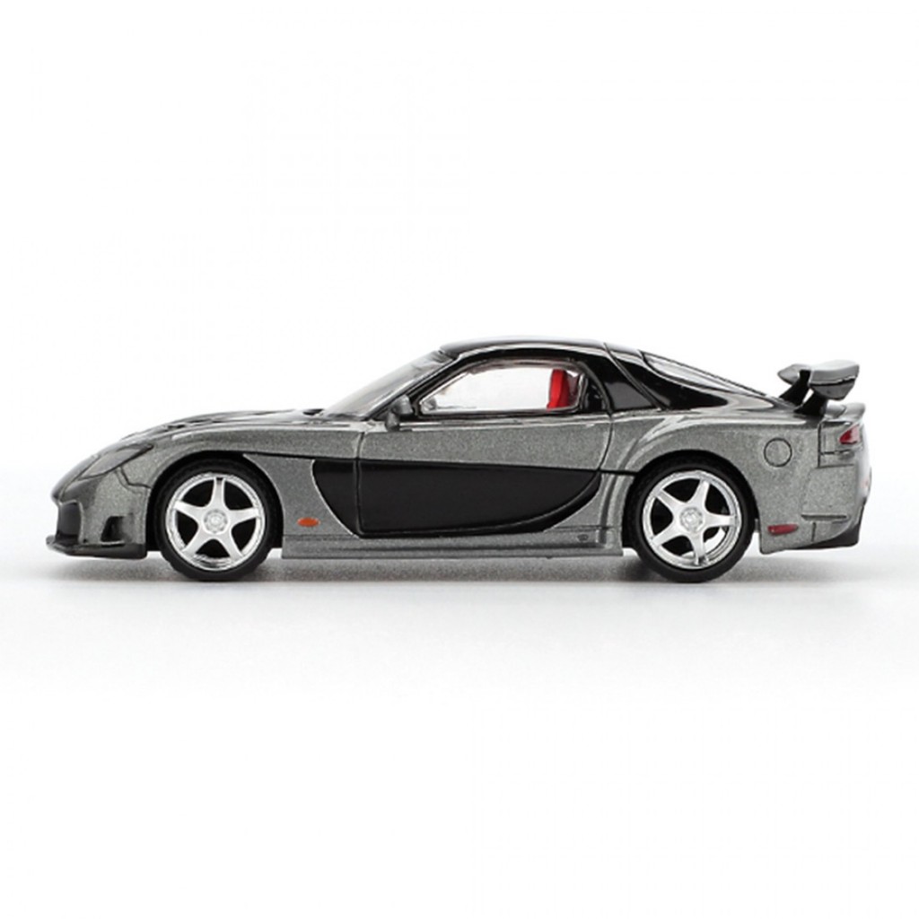 Mini GT MGT01057 1057 1/64 Mazda RX-7 VeilSide Fortune Cinza LHD