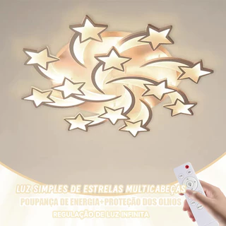Luminária Plafon De Teto Moderna Para Quarto Cozinha Controle Remoto lustres De Decoração 3 em 1 LED