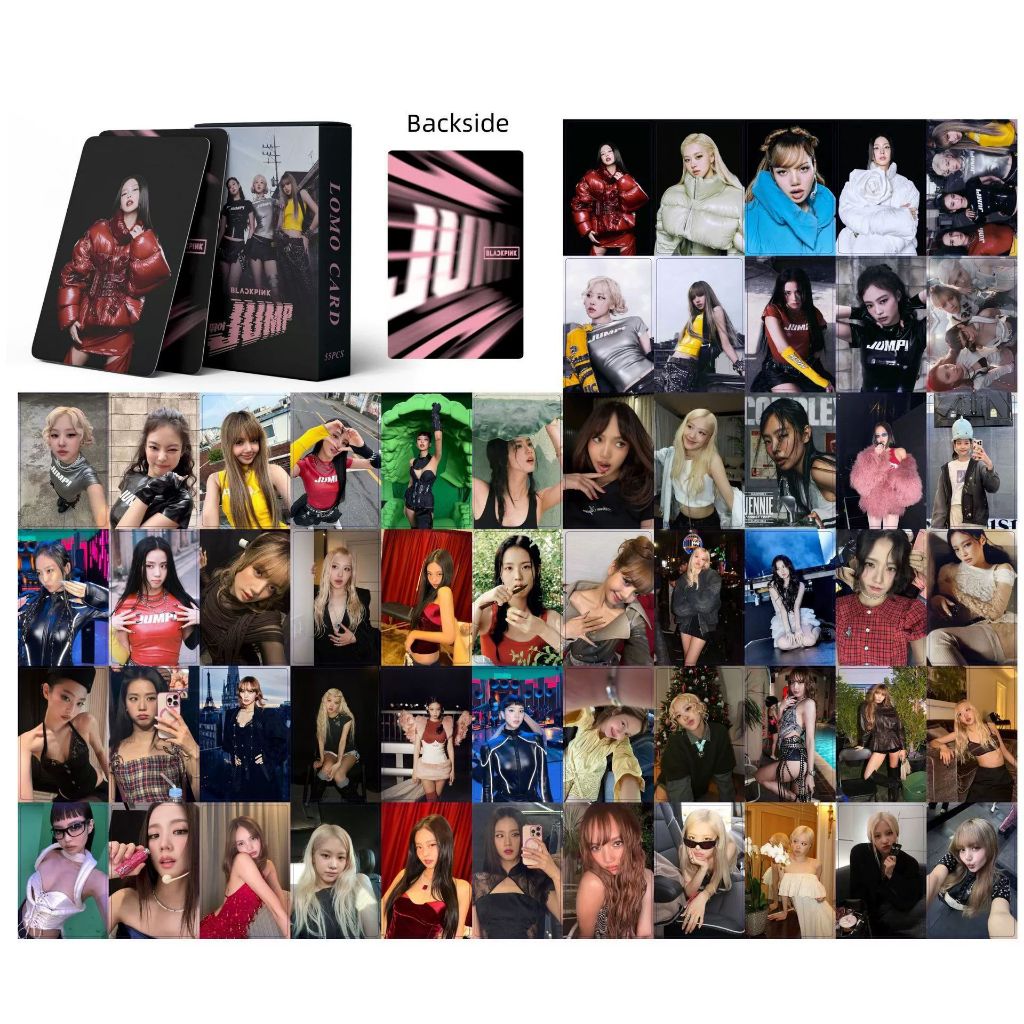 54 Unidades/Caixa BlackPink Lomo Card Pink Venom Ready For Love