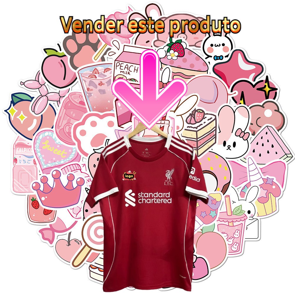 Novos adesivos: 50 peças de adesivos de desenho animado femininos rosa, adesivos à prova d'água para laptop e