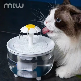 MIW Fontes Para Animais De Estimação Filtro De Circulação Automática Fonte De Água Gatos Bebedores Elétricos em Oferta na Shopee