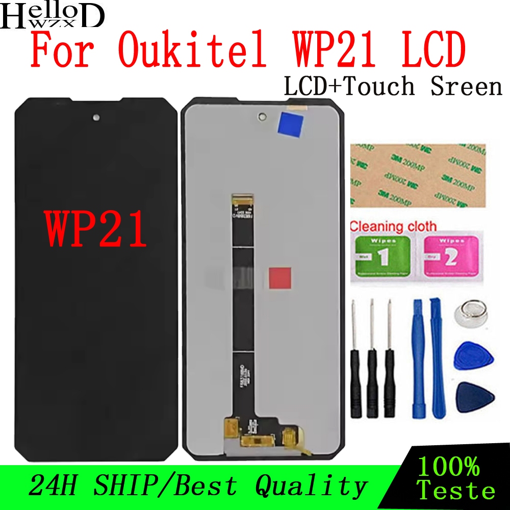 Tela LCD 100 % Testada Para Oukitel WP21 Substituição Do Painel