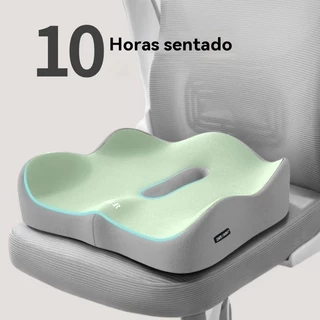 【Almofada Cóccix】Assento Ortopédico Memory Foam - Alívio da Dor Pós-Cirúrgica para Escritório e Estudantes Frete Grát