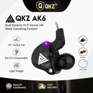 QKZ AK6 Fones de ouvido esportivos e fones de ouvido intra-auriculares com fio e microfone TUDO AQUI em Oferta na Shopee