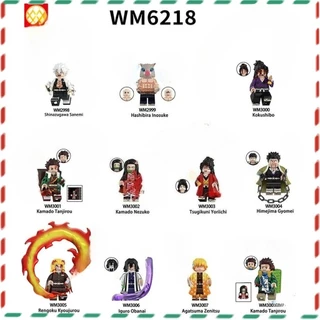 Presentes infantis Mini Brinquedos de Montagem Série Anime Figura Blocos de Construção Modelo Boneca