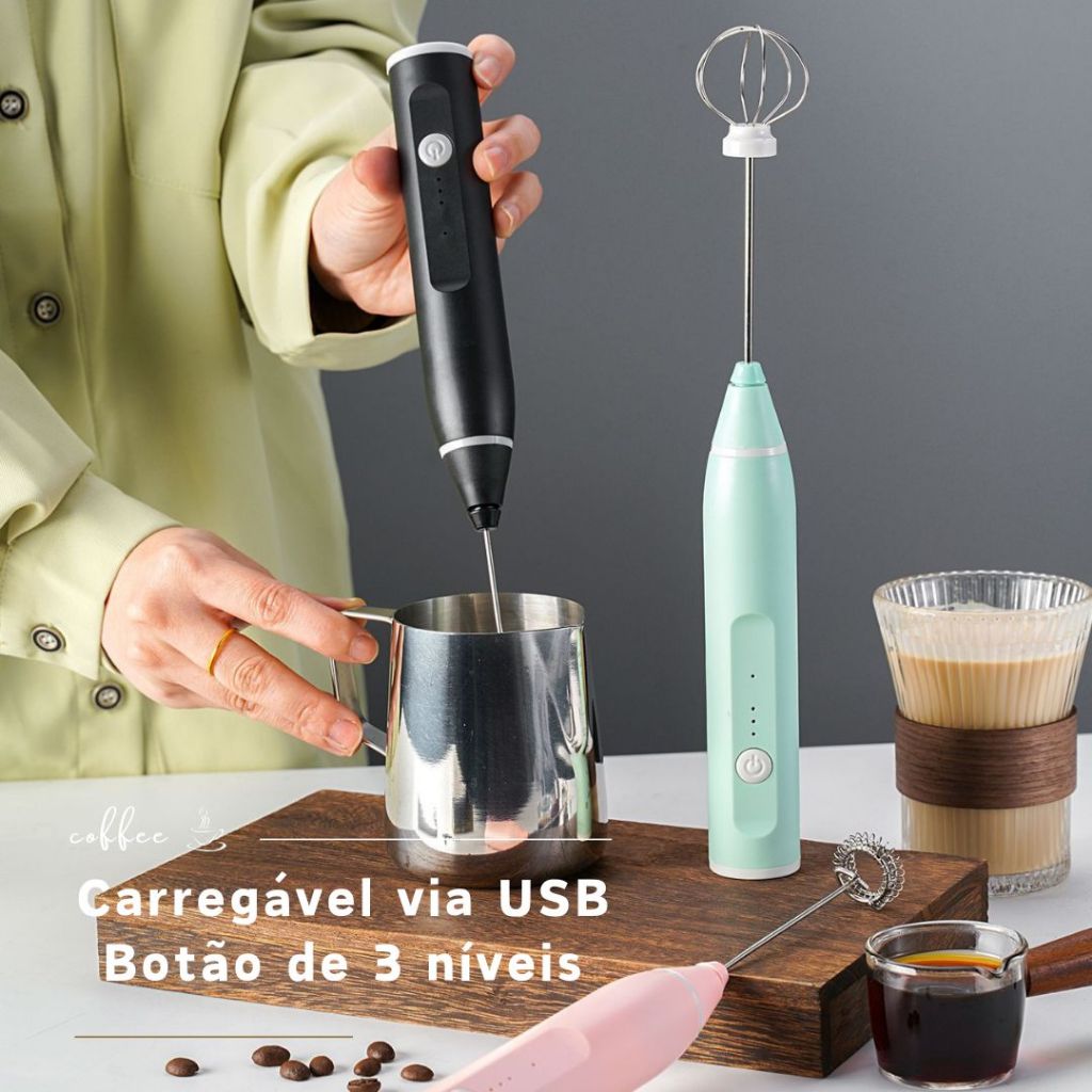 Mini Misturador Batedor Mixer Elétrico Para Claras de Ovos L