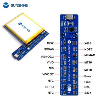 SUNSHINE SS-904A SE Placa De Ativação De Carregamento Rápido De Bateria Android Para Reparo De Teste De Telefones Celula