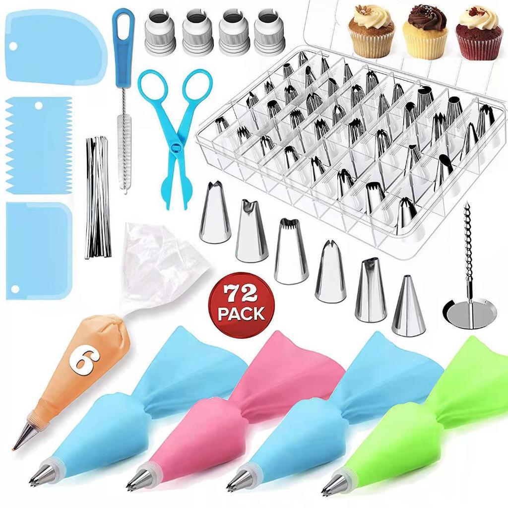 Kit Confeiteiro 38/50/72/106 Peças Bicos Inox Para Confeitar