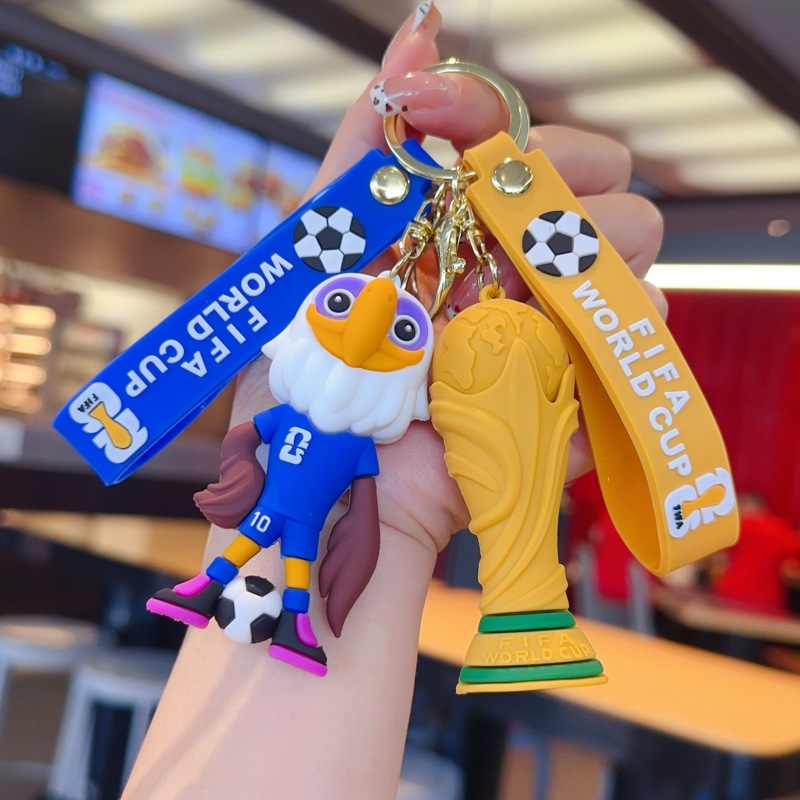 Chaveiro do Mascote da Copa do Mundo FIFA 2026 - Maple, Clutch e