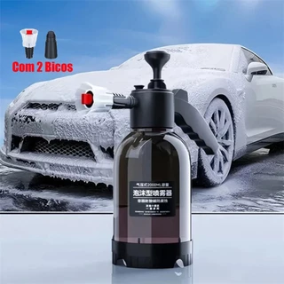 Pulverizador Snow Foam Lavadora Espuma Manual 2 Litros Com 2 Bicos profissional em Oferta na Shopee