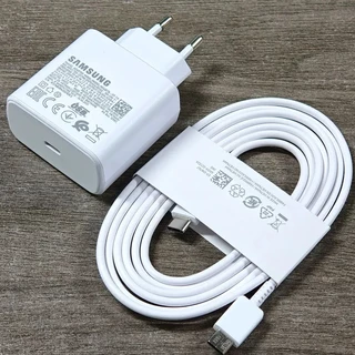 Carregador Samsung PD 45W Adaptador Super Rápido Cabo Tipo C Para Galaxy Z Flip Fold 7 6 5 4 S22 S21 S20 FE