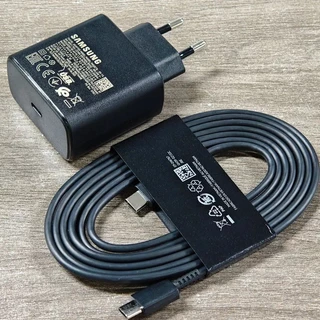 Adaptador De Carga Super Rápida Samsung 45W EP-TA845 1.8M Tipo C Cabo Para GALAXY S25 S24 S23 S22 S21 S20
