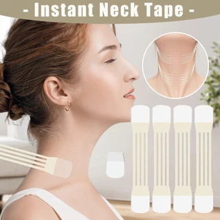 Conjunto de adesivos invisíveis para levantamento de pescoço, queixo duplo, levantamento Facial, beleza, adesivo firmado