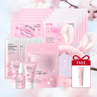 LAIKOU Sakura Ultimate Masking Kit-Conjunto 6 Em 1 Hidratação Noturna Intensa , Presente De Aniversário Para Meninas Cui em Oferta na Shopee
