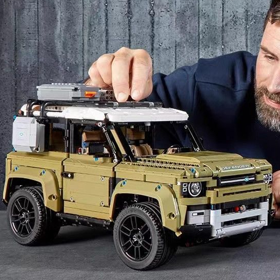 2537 pçs compatível Lego veículo Off-Road Land Rover Defender blocos de construção carro esportivo grande montagem