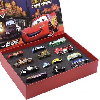 Disney Pixar Carros 3 Metal Diecast Relâmpago McQueen Mater Campeão Modelo De Carro Brinquedo Presente Conjunto Jackson 