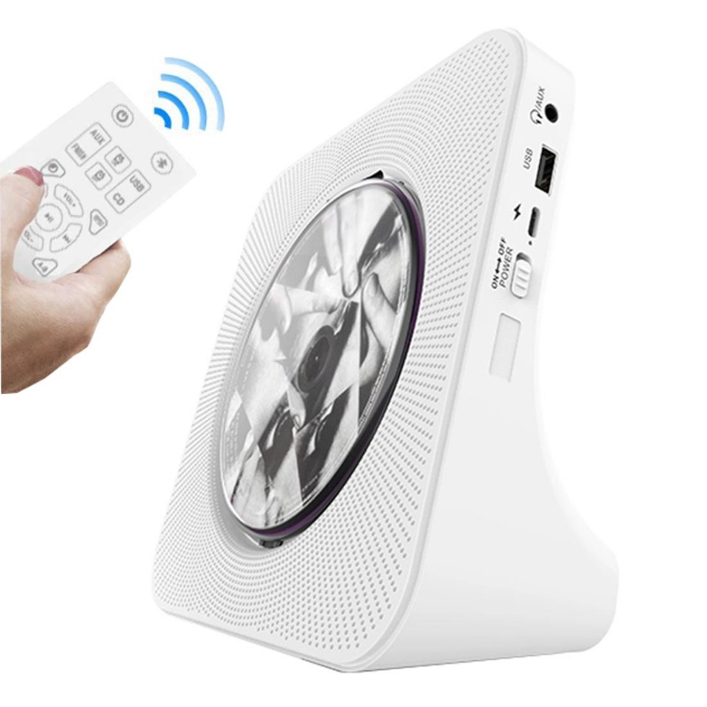 110-220V Leitor de CD Player Portatil Bluetooth HiFi Suporte MP3/Rádio ...