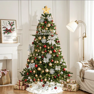 Luxuosa árvore de Natal de pinho 1.80 metros 800 ramos/2.1 metros 1400 ramos-ameixa, realista, elegante e charmosa