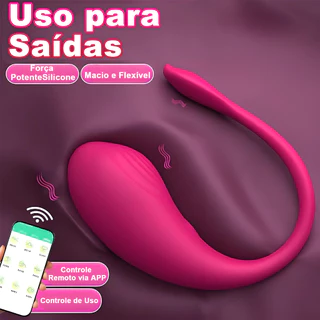 Vibrador Vestível · Controle via APP · 9 Modos Poderosos · Treino Remoto e Uso Externo