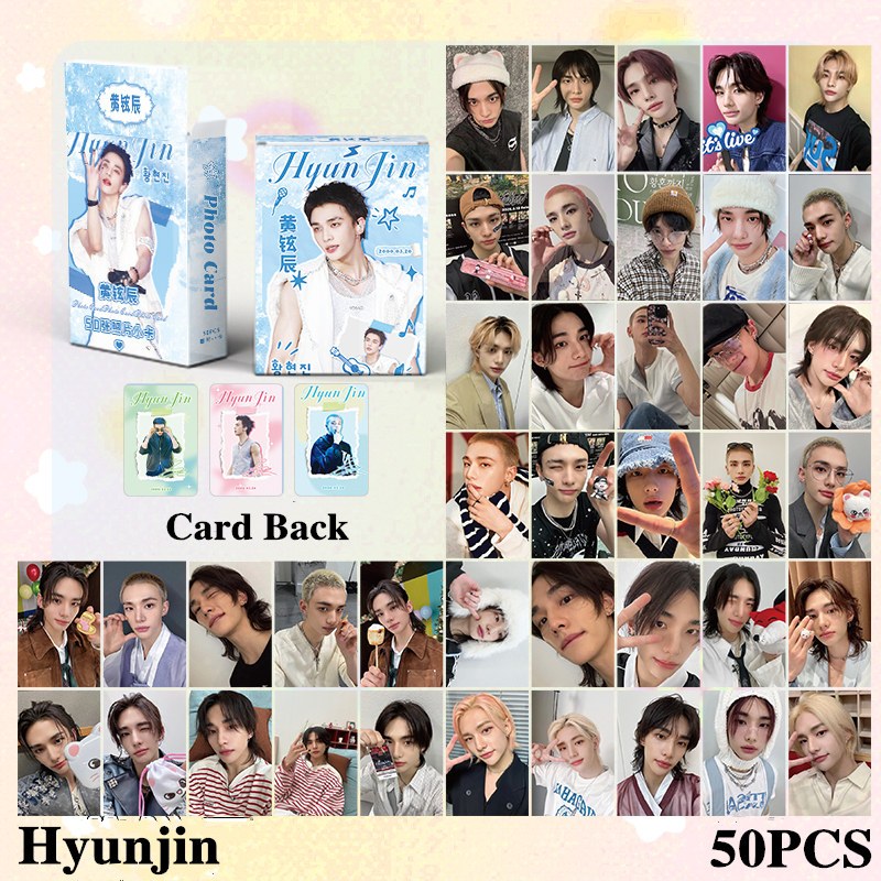 54 Pçs/Caixa Stray Kids Photocards Gigante ATE Álbum LOMO Cartão