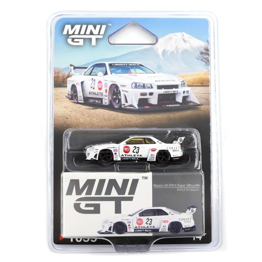 Mini GT MGT01059 1059 1/64 Nissan LB-ER34 Super Silhueta Atleta