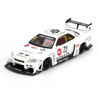Mini GT MGT01059 1059 1/64 Nissan LB-ER34 Super Silhueta Atleta COLLET RHD Carro Modelo Em Escala Diecast
