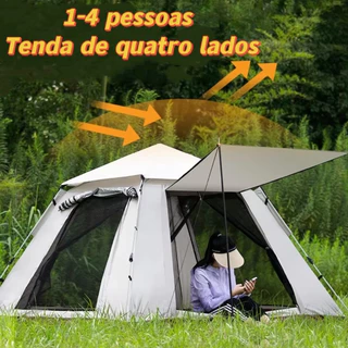 barraca de camping 1 a 4 pessoas automatica barraca para acampar impermeavel tenda em Oferta na Shopee