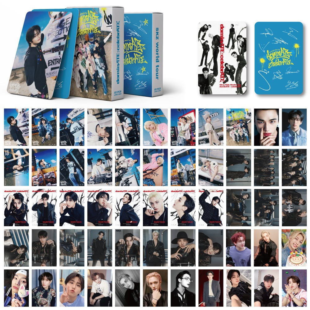 55pcs STRAY KIDS SKZ HOP Lomo Cartões Perder My Breath TOY WORLD