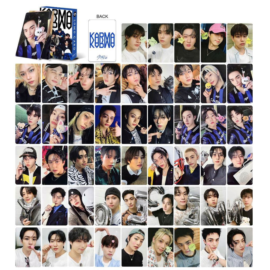 55pcs STRAY KIDS SKZ HOP Lomo Cartões ATE Perder My Breath Magic