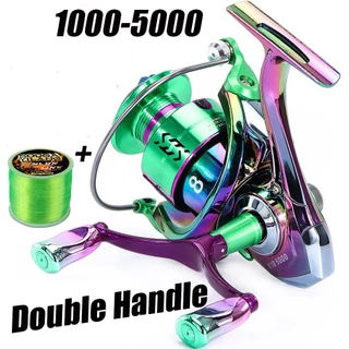 Sougayilang Alça Dupla Série 1000-5000 Carretel De Pesca Giratório 4.7 : 1/5.0 Modelo De Metal Completo Para Equipamento em Oferta na Shopee