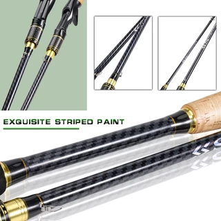 Sougayilang 1.8m Alça De Cortiça 2 Seções Vara De Pesca 10LB Potência Equipamento De Fibra De Carbono Para