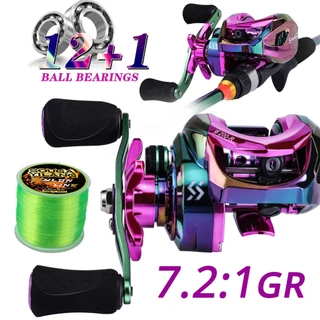 Sougayilang Carretel De Pesca De Arremesso 12 + 1BB De Alta Qualidade 7.2 : 1 Relação De Engrenagem Para Equipamento Em em Oferta na Shopee