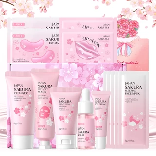 LAIKOU Japão Sakura Blooming Radiance : Kit Multifuncional De Cuidados Com A Pele , Beatuy Para Presente Feminino Menina em Oferta na Shopee