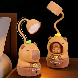 Capybara Silicone Sleep Night Light USB Luz Nocturna Recarregável