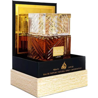 Perfume Árabe Khamrah Lattafa 50 ml / 100 ml Unissex Importado da Origina 100 % Perfumado Duradouro em Oferta na Shopee
