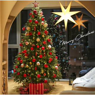 Luxuosa árvore de natal de pinho 1.80 metros 800 ramos/2.1 metros 1.000 ramos-ameixa, realista, elegante e charmosa deco