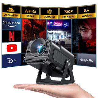XGODY Gimbal 5 Mini Projetor Inteligente 1080P 4K WiFi Android 11 Suporte Netflix E YouTube em Oferta na Shopee