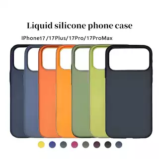 Silicone Líquido Magnético Adequado Para iPhone 17 Promax 17 17 Pro 17Air Capa Protetora Com Tudo Incluído Botão Da Câme