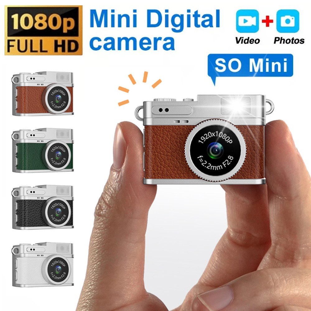 Mini Câmera Superior s150 Com Luz De Flash LED Retro Digital Portátil ...