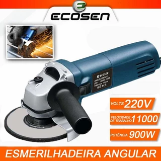 Esmerilhadeira Lixadeira Angular 900w 115mm 4.1/2 11000rpm Ecosen em Oferta na Shopee